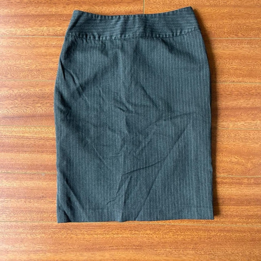Grey Pinstripe skirt